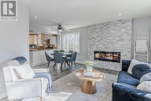 280 Private Street, Gravenhurst, ON - Indoor Photo Showing Living Room With Fireplace