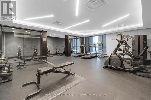 216 - 470 Gordon Krantz Avenue, Milton, ON - Indoor Photo Showing Gym Room