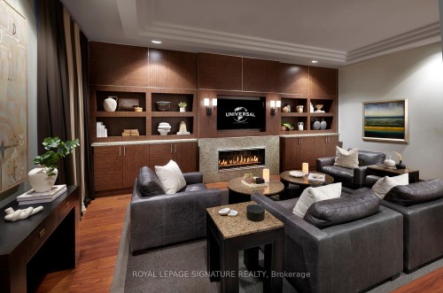 2205-105 Harrison Garden Boulevard, Toronto, ON - Indoor With Fireplace