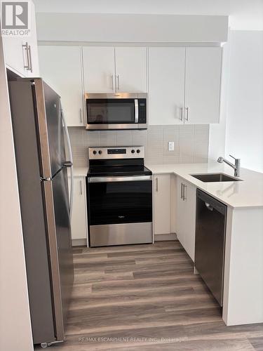 211 - 1100 Lackner Place, Kitchener, ON - Indoor Photo Showing Kitchen With Stainless Steel Kitchen With Upgraded Kitchen
