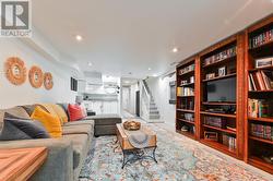 Lower level rec room ideal for movie nights - 