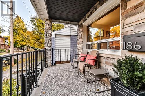 Charming front porch - 186 Gledhill Avenue, Toronto, ON 