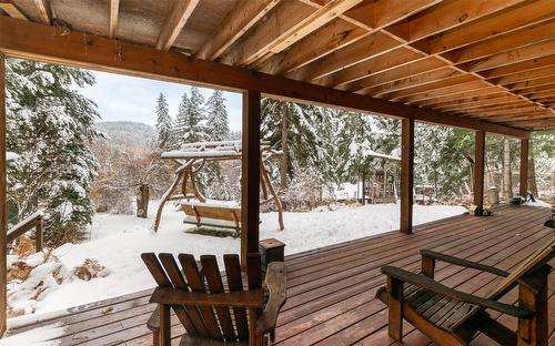 781 Gardom Lake Road, Enderby, BC - Outdoor With Deck Patio Veranda