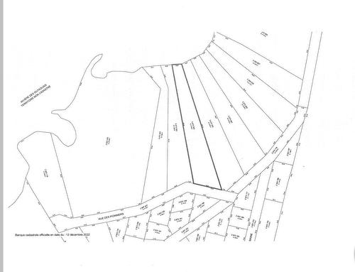 Plan (croquis) - Rue Des Pionniers, Saint-André-D'Argenteuil, QC 