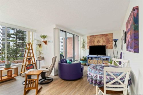 206-327 Maitland St, Victoria, BC - Indoor Photo Showing Living Room