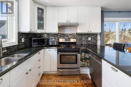 118 Napier Street, Kingston (Central City East), ON - Indoor Photo Showing Kitchen With Double Sink