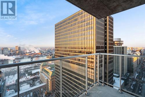 2506 - 340 Queen Street, Ottawa, ON - Outdoor With Balcony
