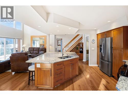 1988 Dewdney Road, Kelowna, BC - Indoor Photo Showing Kitchen With Double Sink