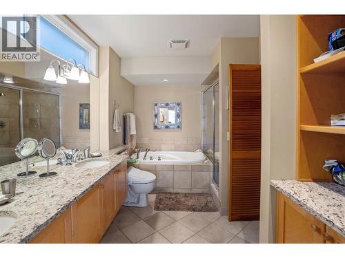 Primary Ensuite - 1988 Dewdney Road, Kelowna, BC - Indoor Photo Showing Bathroom