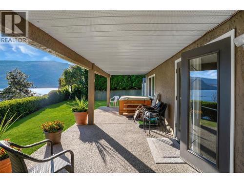 View from the lower level - 1988 Dewdney Road, Kelowna, BC - Outdoor With Deck Patio Veranda With Exterior