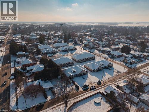 Aerial view at dusk - 7 South Court Street W, Norwich, ON - Outdoor With View