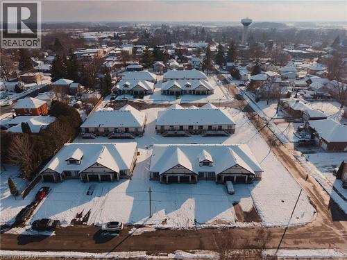 View of snowy aerial view - 7 South Court Street W, Norwich, ON - Outdoor With View