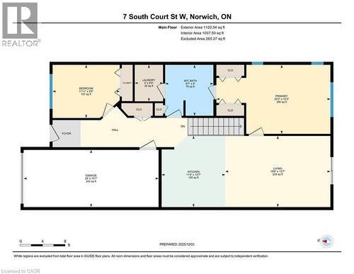 View of home floor plan - 7 South Court Street W, Norwich, ON - Other