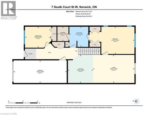 View of property floor plan - 7 South Court Street W, Norwich, ON - Other