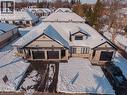 Snowy aerial view with a residential view - 4 Elgin Street W, Norwich, ON  - Outdoor 