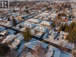 Aerial view of property's location featuring nearby suburban area - 