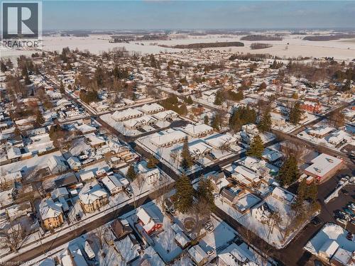 Aerial view of property's location - 4 Elgin Street W, Norwich, ON - Outdoor With View