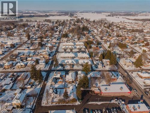 Aerial view of property's location - 4 Elgin Street W, Norwich, ON - Outdoor With View