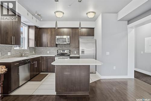 305 2255 Angus Street, Regina, SK - Indoor Photo Showing Kitchen With Upgraded Kitchen