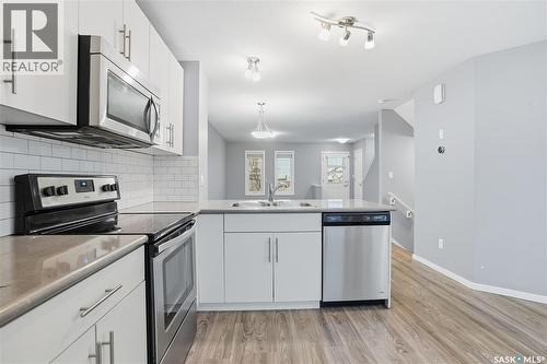 3429 Green Lavender Drive, Regina, SK - Indoor Photo Showing Kitchen With Double Sink With Upgraded Kitchen