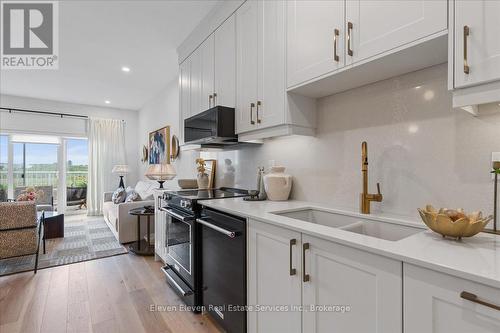 68 Cygnet Drive, Stratford, ON - Indoor Photo Showing Kitchen With Double Sink With Upgraded Kitchen