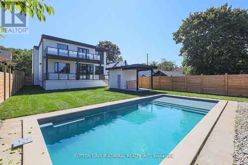 957 Dormer Street, Mississauga, ON - Outdoor With In Ground Pool With Backyard