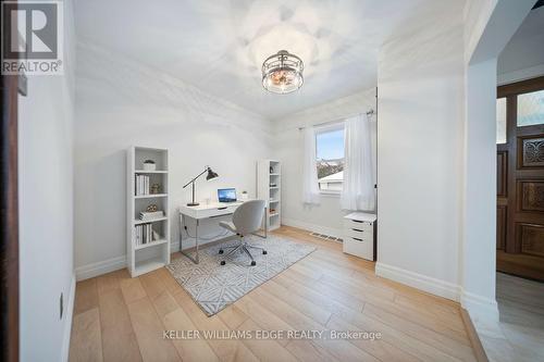 Virtually Staged - 186 Huxley Avenue S, Hamilton, ON - Indoor Photo Showing Office