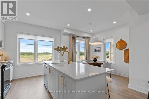 56 Balladry Boulevard, Stratford, ON - Indoor Photo Showing Kitchen With Upgraded Kitchen
