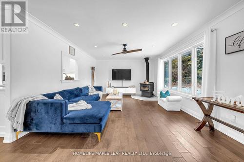 5702 Sixth Line, Erin, ON - Indoor Photo Showing Living Room With Fireplace