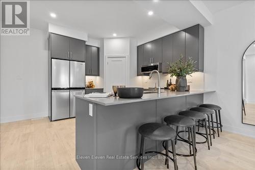 68 Ambience Street, Stratford, ON - Indoor Photo Showing Kitchen With Stainless Steel Kitchen With Upgraded Kitchen