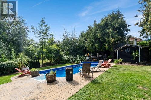 2131 21 Street Ne, Salmon Arm, BC - Outdoor With In Ground Pool With Backyard