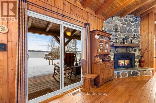 111 Wilson Drive, Georgian Bluffs, ON - Indoor With Fireplace