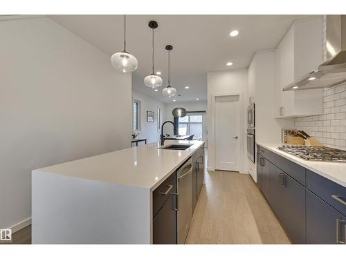 10411 144 St Nw, Edmonton, AB - Indoor Photo Showing Kitchen With Upgraded Kitchen