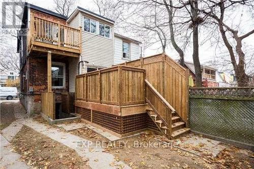 Upper - 122 Parkmount Road, Toronto, ON - Outdoor
