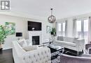 215 Northglen Boulevard, Clarington (Bowmanville), ON  - Indoor Photo Showing Living Room With Fireplace 