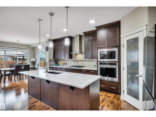 5512 Allbright Sq Sw, Edmonton, AB - Indoor Photo Showing Kitchen With Double Sink With Upgraded Kitchen