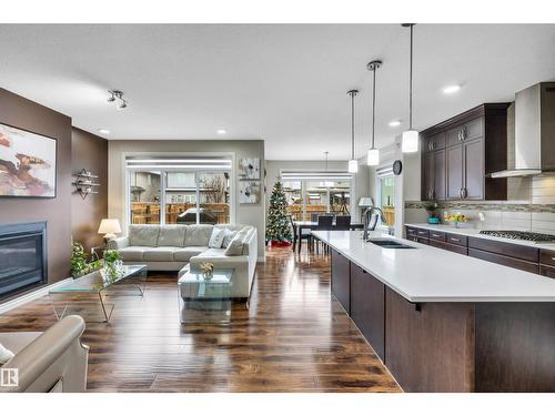 5512 Allbright Sq Sw, Edmonton, AB - Indoor With Fireplace