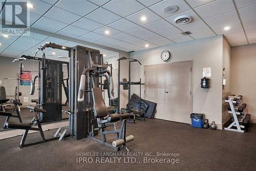 1615 - 50 Kingsbridge Garden Circle, Mississauga, ON - Indoor Photo Showing Gym Room