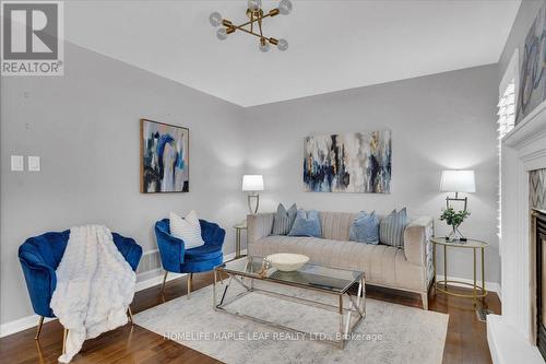 41 Ross Patrick Crescent, Newmarket, ON - Indoor Photo Showing Living Room With Fireplace