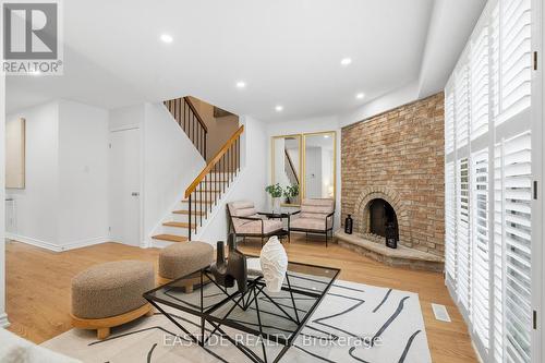 2909 Salerno Crescent, Mississauga, ON - Indoor Photo Showing Living Room With Fireplace