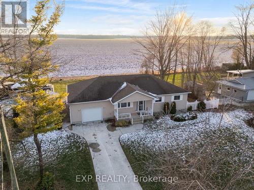 Open farm field behind back yard. - 8459 Lazy Lane, Lambton Shores, ON - Outdoor With Deck Patio Veranda