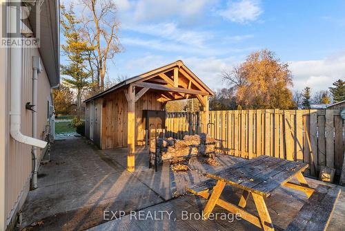 Covered area on patio. - 8459 Lazy Lane, Lambton Shores, ON - Outdoor