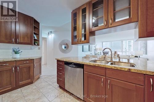 601 - 633 Bay Street, Toronto, ON - Indoor Photo Showing Kitchen With Double Sink