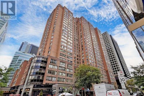 601 - 633 Bay Street, Toronto, ON - Outdoor With Balcony With Facade