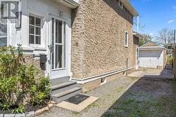 Entrance to the front porch - 