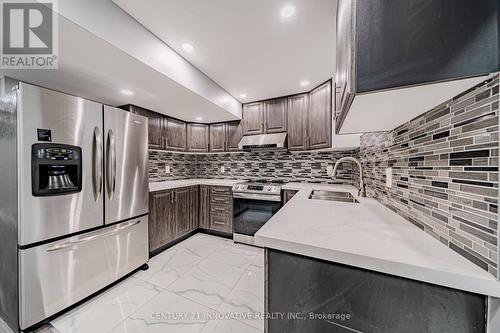 Bsmt - 20 Driscoll Drive, Ajax, ON - Indoor Photo Showing Kitchen With Double Sink With Upgraded Kitchen