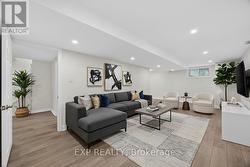 Virtually Staged Recreation Room - 