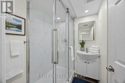 Virtually Staged Basement Bathroom - 