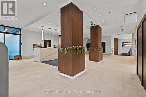 Lobby with 24/7 Concierge/Security - Unit 1611 - 385 Winston Road, Grimsby, ON - Indoor Photo Showing Other Room