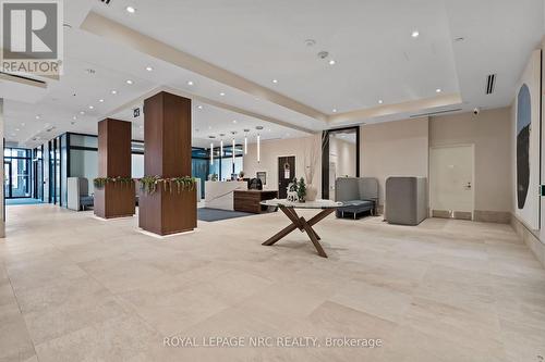 Lobby with 24/7 Concierge/Security - Unit 1611 - 385 Winston Road, Grimsby, ON - Indoor Photo Showing Other Room